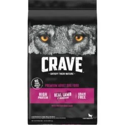 Crave High Protein Lamb Adult Grain-Free Dry Dog Food -Snuggle Paws 126675 PT2. AC SS1800 V1688753194