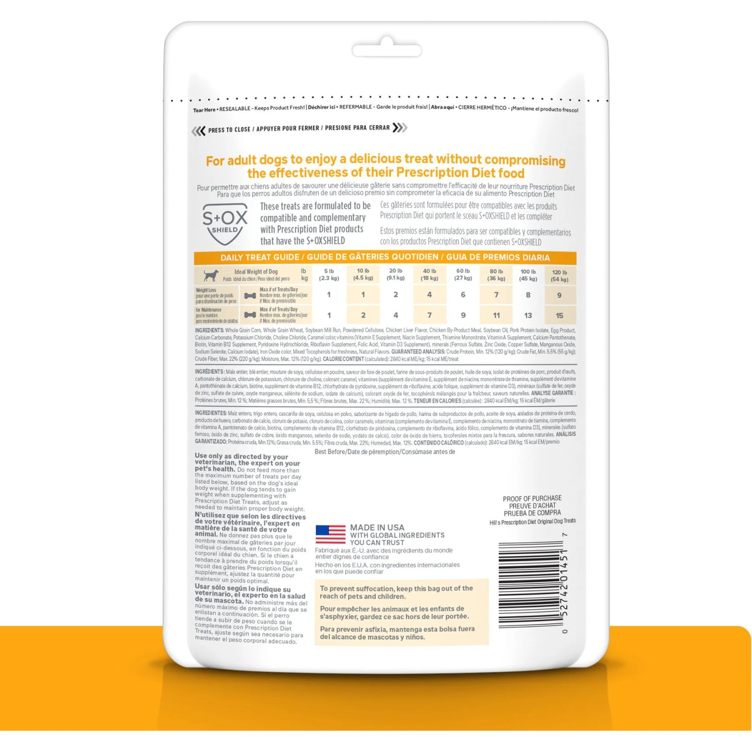 Hill's Prescription Diet Original Crunchy Dog Treats 4 Hill's Prescription Diet Original Crunchy Dog Treats - Image 2