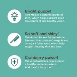 Rachael Ray Nutrish Bright Puppy Natural Real Chicken & Brown Rice Recipe Dry Dog Food -Snuggle Paws 129819 PT6. AC SS1800 V1657655411