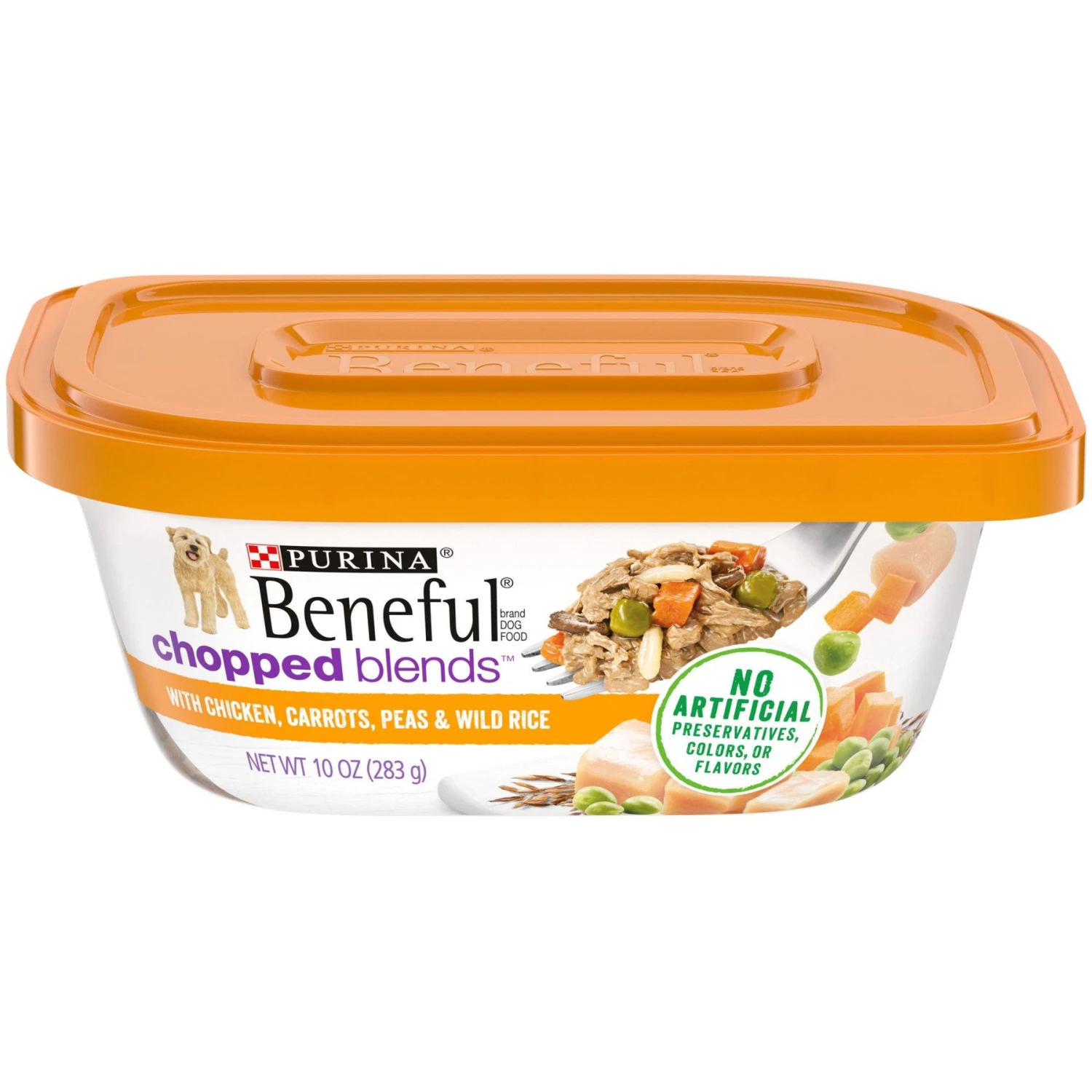 Purina Beneful Chopped Blends With Chicken, Carrots, Peas & Wild Rice Wet Dog Food 3 Purina Beneful Chopped Blends With Chicken, Carrots, Peas & Wild Rice Wet Dog Food