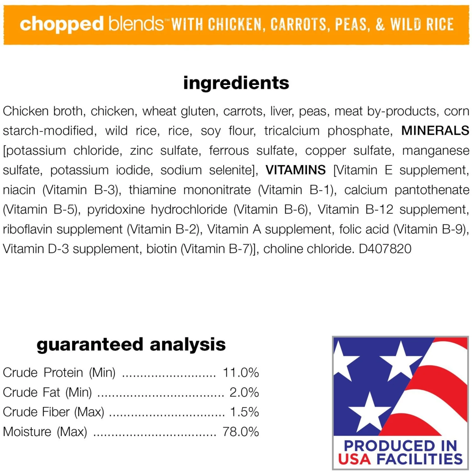 Purina Beneful Chopped Blends With Chicken, Carrots, Peas & Wild Rice Wet Dog Food 7 Purina Beneful Chopped Blends With Chicken, Carrots, Peas & Wild Rice Wet Dog Food - Image 5