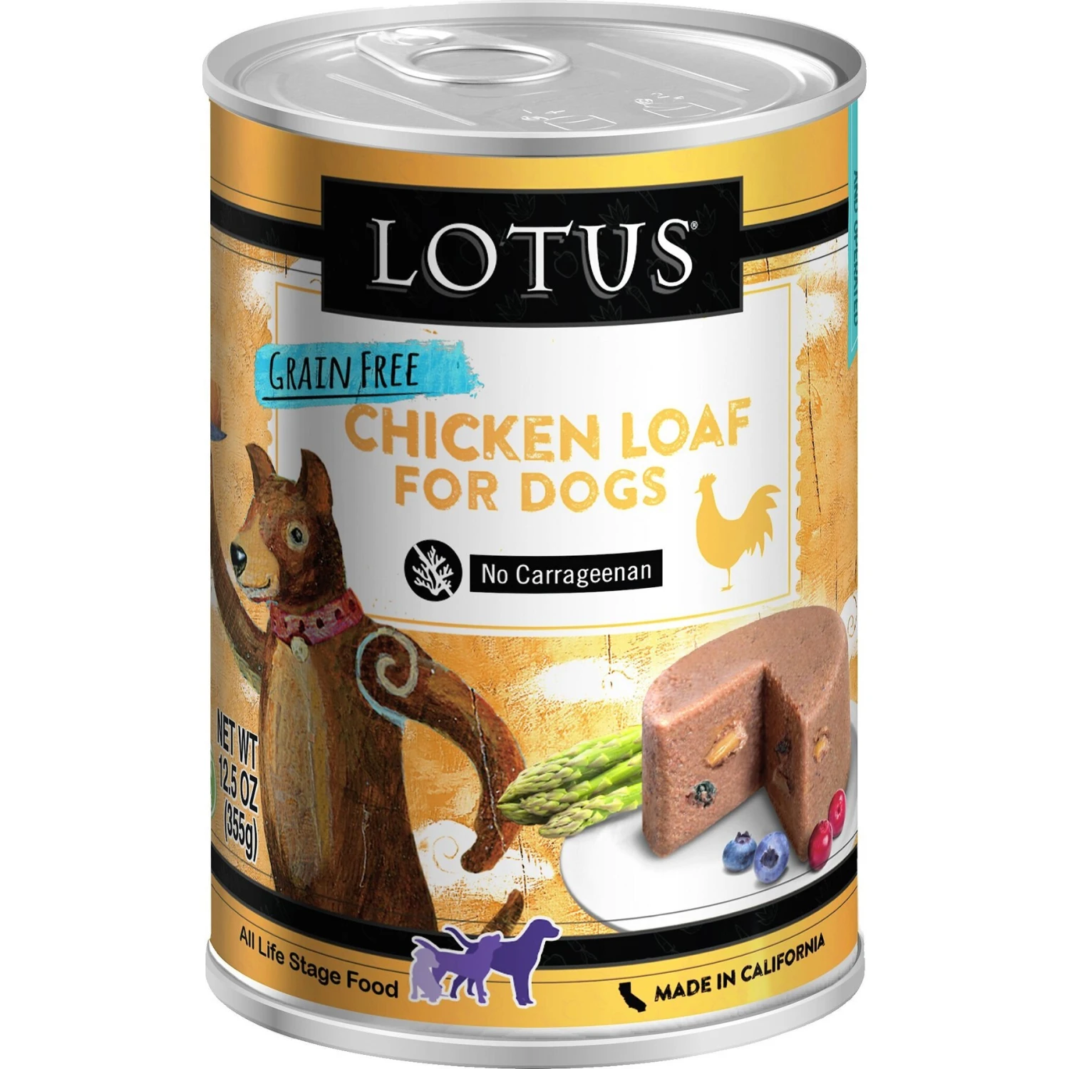 Lotus Chicken Loaf Grain-Free Canned Dog Food 3 Lotus Chicken Loaf Grain-Free Canned Dog Food