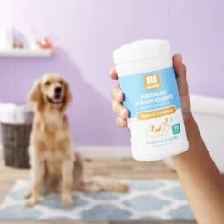 Nootie Sweet Pea & Vanilla Dog & Cat Waterless Shampoo Wipes -Snuggle Paws 132626 PT3. AC SS1800 V1543958971