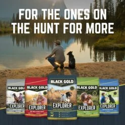Black Gold Explorer Sensitive Skin & Coat Ocean Fish Meal & Oat Recipe Dry Dog Food, 40-lb Bag -Snuggle Paws 133057 PT7. AC SS1800 V1657655414