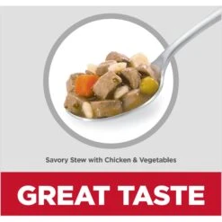 Hill's Science Diet Puppy Small & Mini Savory Stew Chicken & Vegetable Wet Dog Food Trays -Snuggle Paws 133604 PT3. AC SS1800 V1692734197