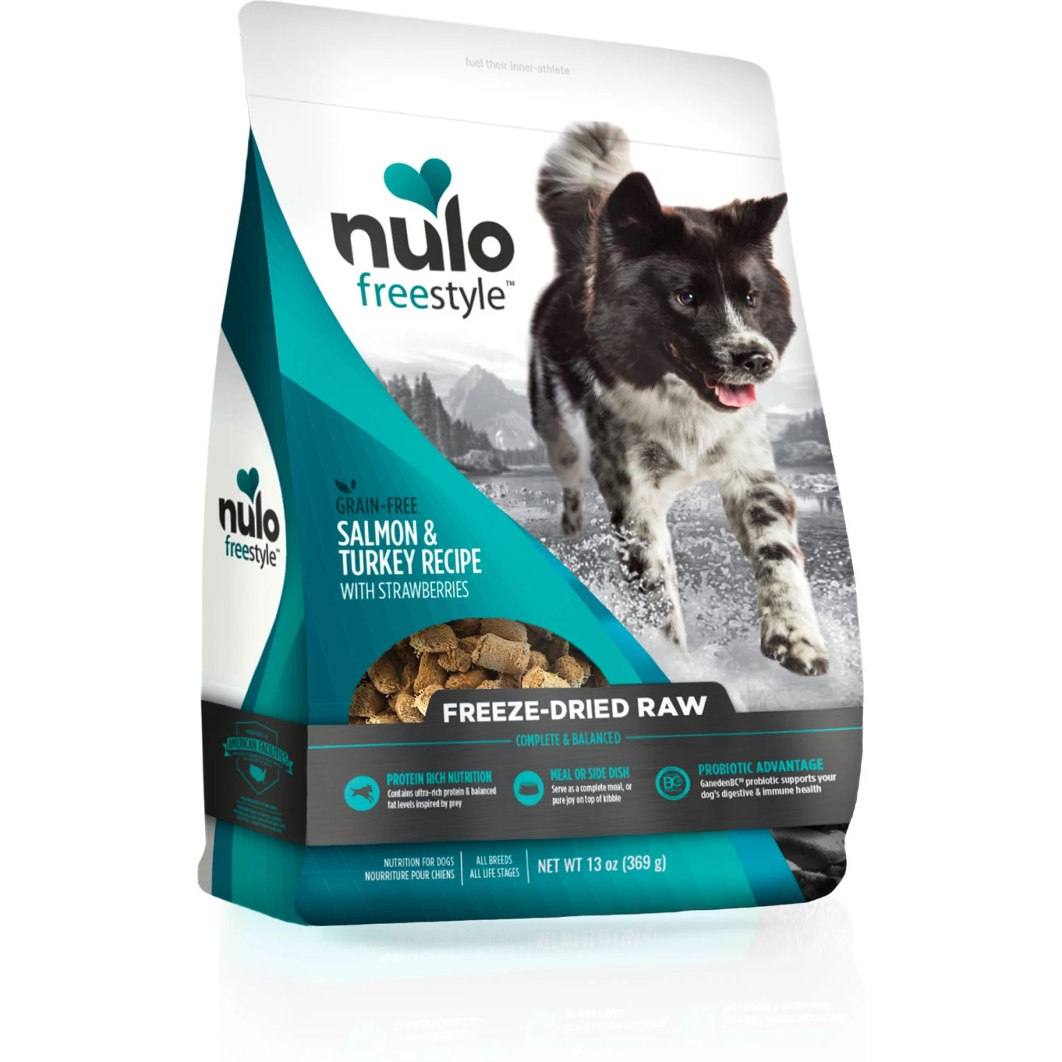 Nulo Freestyle Salmon & Turkey Recipe With Strawberries Grain-Free Freeze-Dried Raw Dog Food 3 Nulo Freestyle Salmon & Turkey Recipe With Strawberries Grain-Free Freeze-Dried Raw Dog Food