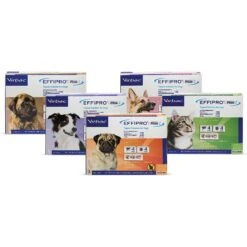 Virbac EFFIPRO Flea & Tick Spot Treatment For Dogs, 5-22.9 Lbs -Snuggle Paws 135656 PT8. AC SS1800 V1504018876