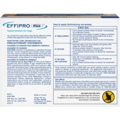 Virbac EFFIPRO Flea & Tick Spot Treatment For Dogs, 89-132 Lbs -Snuggle Paws 135662 PT1. AC SS1800 V1619721470