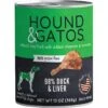 Hound & Gatos 98% Duck & Liver Grain-Free Dog Food 1 Hound & Gatos 98% Duck & Liver Grain-Free Dog Food -Snuggle Paws 138366 MAIN. AC SS1800 V1594820194