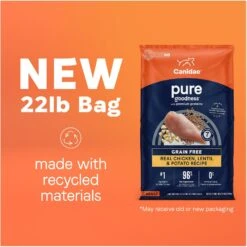 CANIDAE Grain-Free PURE Limited Ingredient Chicken, Lentil & Potato Recipe Dry Dog Food 13 CANIDAE Grain-Free PURE Limited Ingredient Chicken, Lentil & Potato Recipe Dry Dog Food -Snuggle Paws 138969 PT2. AC SS1800 V1683040363