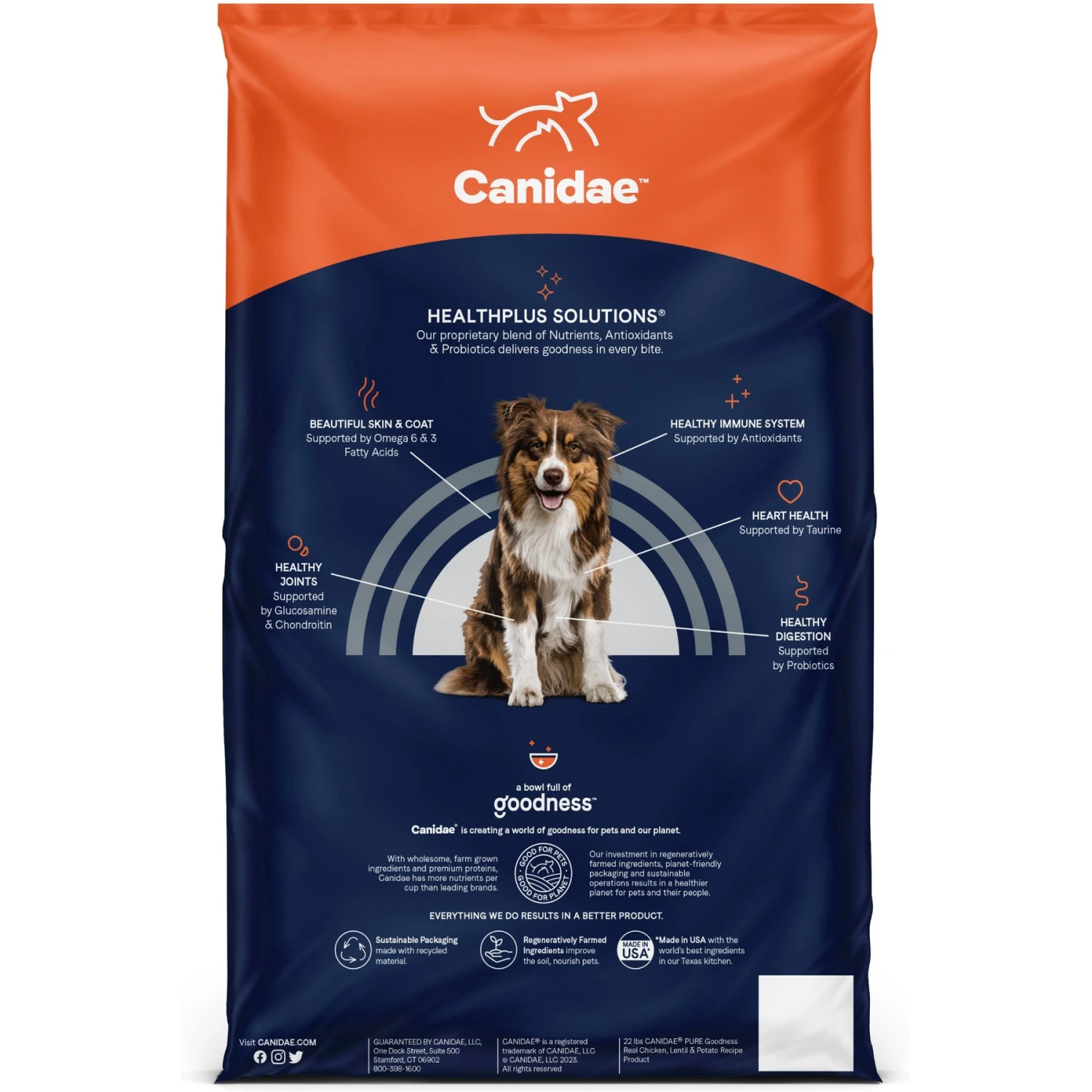 CANIDAE Grain-Free PURE Limited Ingredient Chicken, Lentil & Potato Recipe Dry Dog Food 6 CANIDAE Grain-Free PURE Limited Ingredient Chicken, Lentil & Potato Recipe Dry Dog Food - Image 4