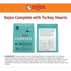 Sojos Complete Turkey Recipe Adult Grain-Free Freeze-Dried Raw Dog Food 16 Sojos Complete Turkey Recipe Adult Grain-Free Freeze-Dried Raw Dog Food -Snuggle Paws 139201 PT6. AC SS1800 V1611088768