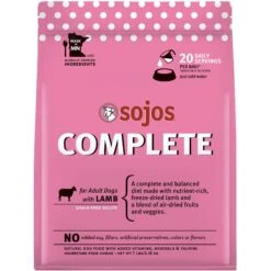 Sojos Complete Lamb Recipe Adult Grain-Free Freeze-Dried Dehydrated Dog Food