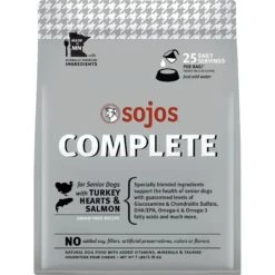 Sojos Complete Turkey & Salmon Recipe Senior Grain-Free Freeze-Dried Raw Dog Food