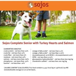 Sojos Complete Turkey & Salmon Recipe Senior Grain-Free Freeze-Dried Raw Dog Food -Snuggle Paws 139210 PT7. AC SS1800 V1611088624