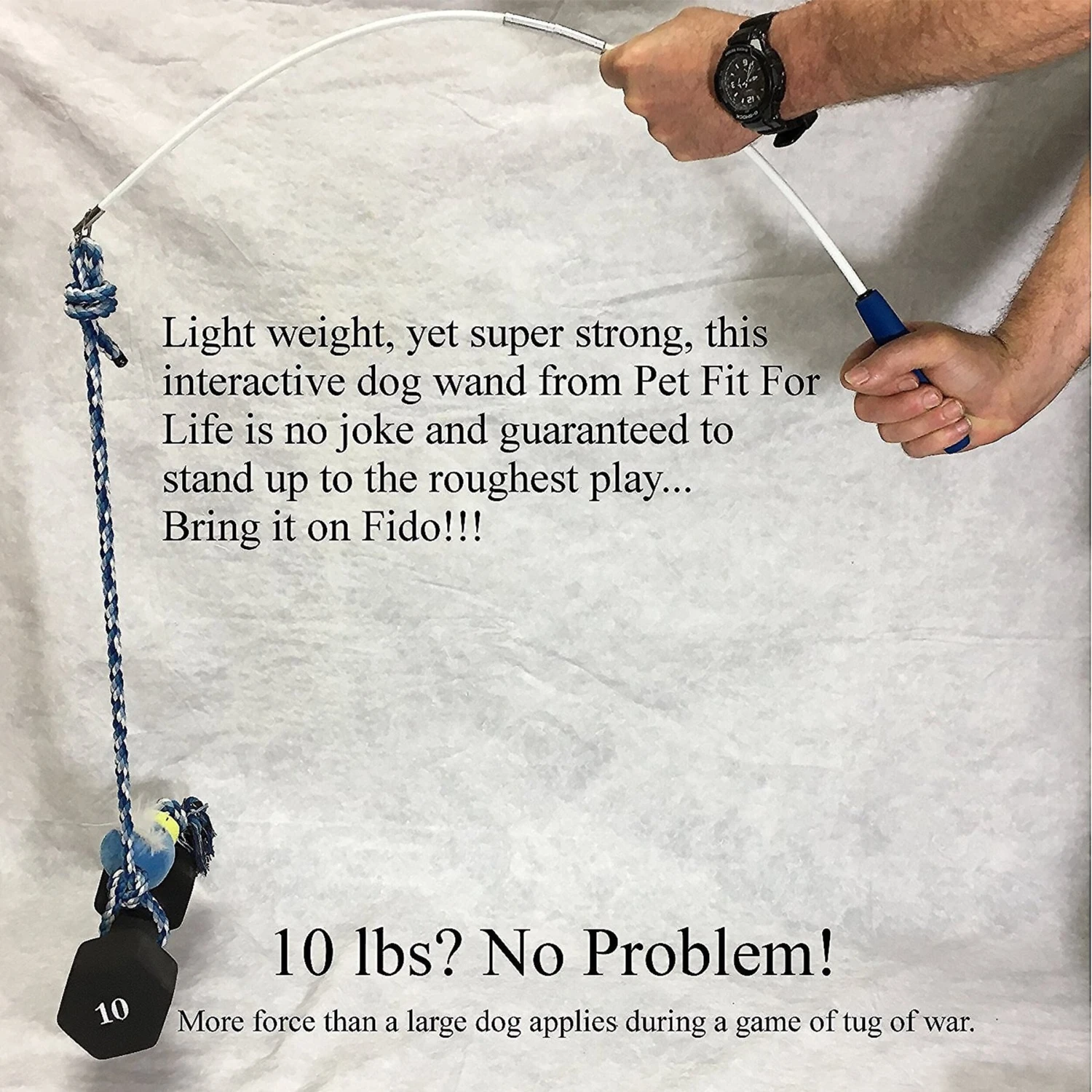 Pet Fit For Life Plush Wand Squeaky Dog Toy 8 Pet Fit For Life Plush Wand Squeaky Dog Toy - Image 6