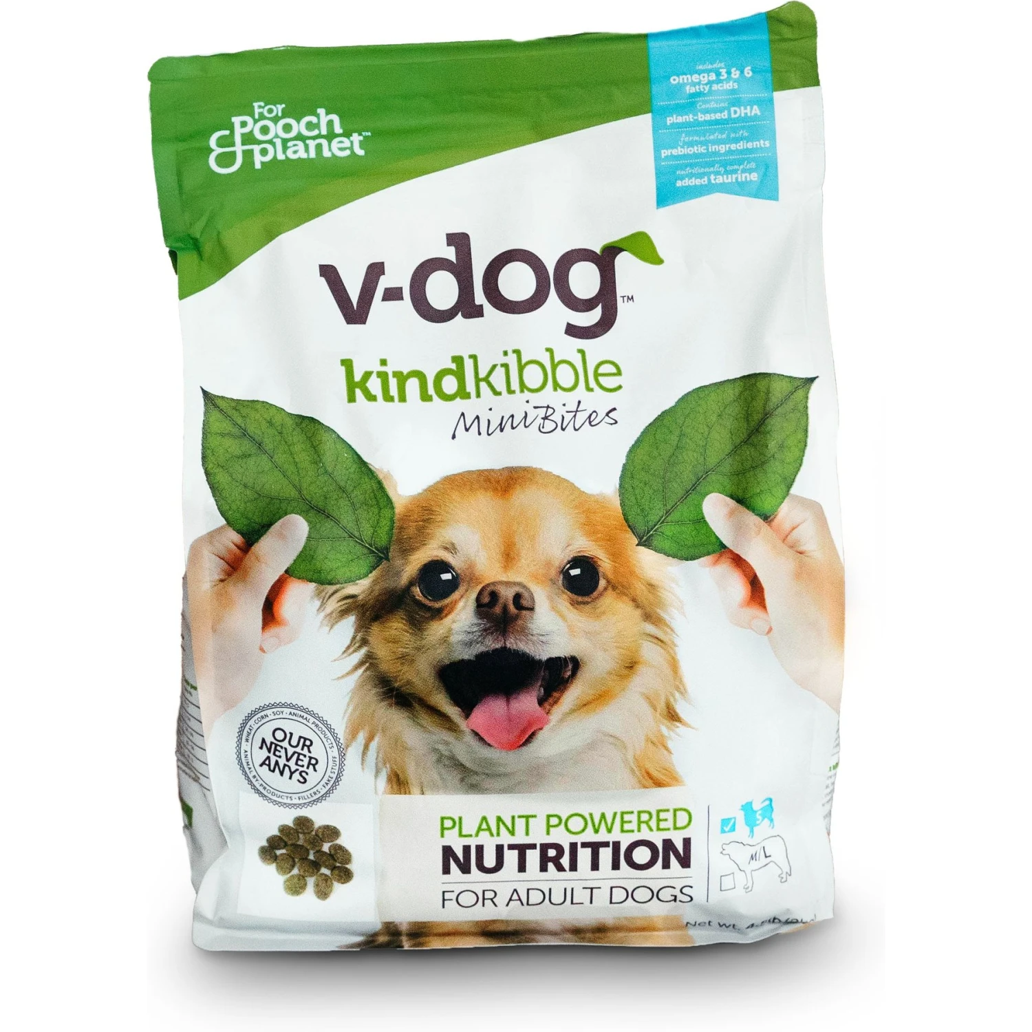 V-Dog Kind Kibble Mini Bites Vegan Adult Dry Dog Food 3 V-Dog Kind Kibble Mini Bites Vegan Adult Dry Dog Food