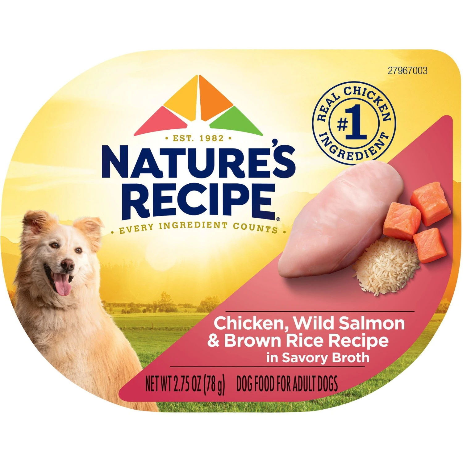 Nature's Recipe Chicken & Wild Salmon Recipe In Broth Wet Dog Food 3 Nature's Recipe Chicken & Wild Salmon Recipe In Broth Wet Dog Food