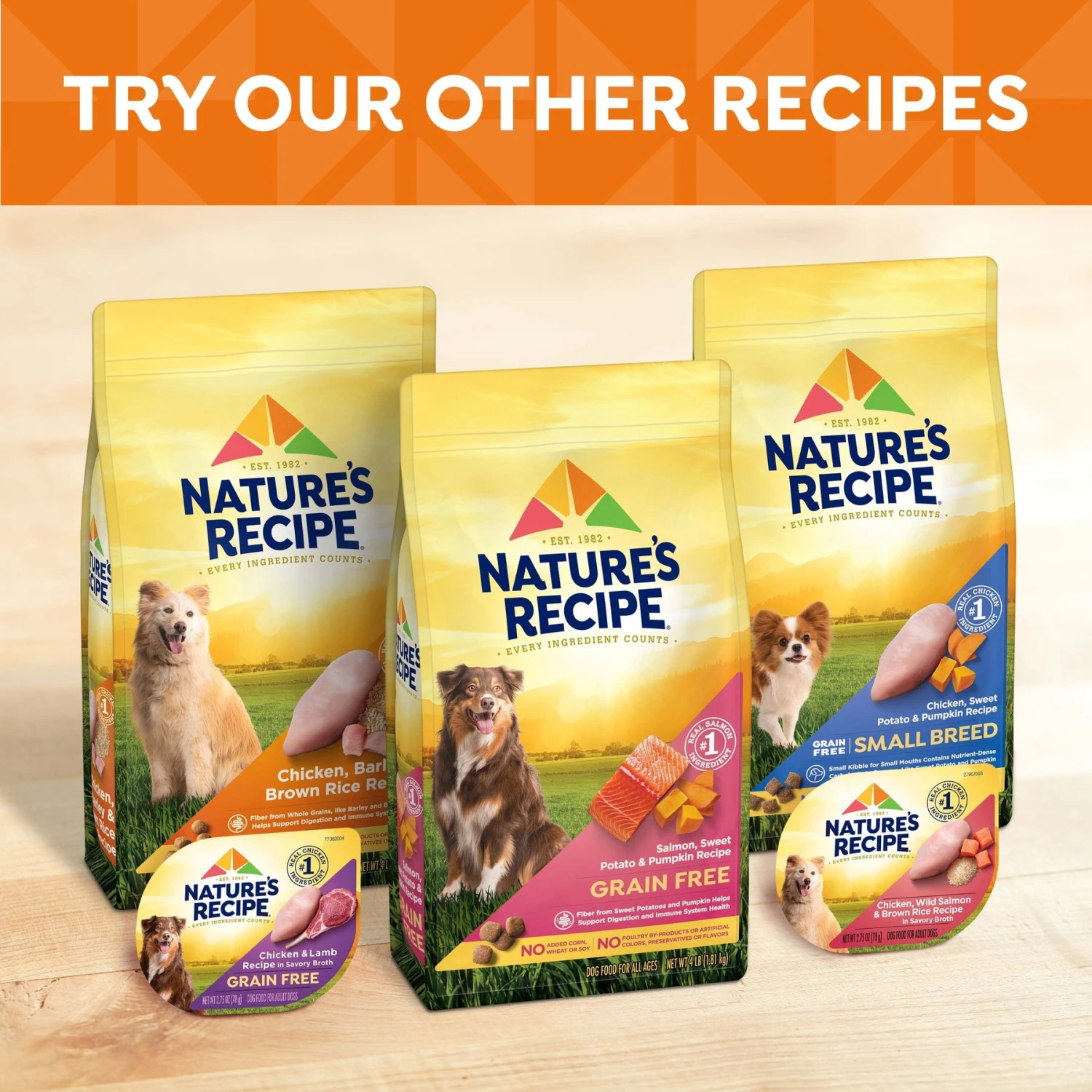 Nature's Recipe Chicken & Wild Salmon Recipe In Broth Wet Dog Food 9 Nature's Recipe Chicken & Wild Salmon Recipe In Broth Wet Dog Food - Image 7