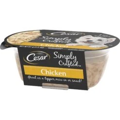 Cesar Simply Crafted Chicken Limited-Ingredient Wet Dog Food Topper -Snuggle Paws 141019 PT2. AC SS1800 V1695648772