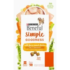Purina Beneful Simple Goodness With Farm-Raised Chicken Dry Dog Food 13 Purina Beneful Simple Goodness With Farm-Raised Chicken Dry Dog Food -Snuggle Paws 141252 PT2. AC SS1800 V1695737481