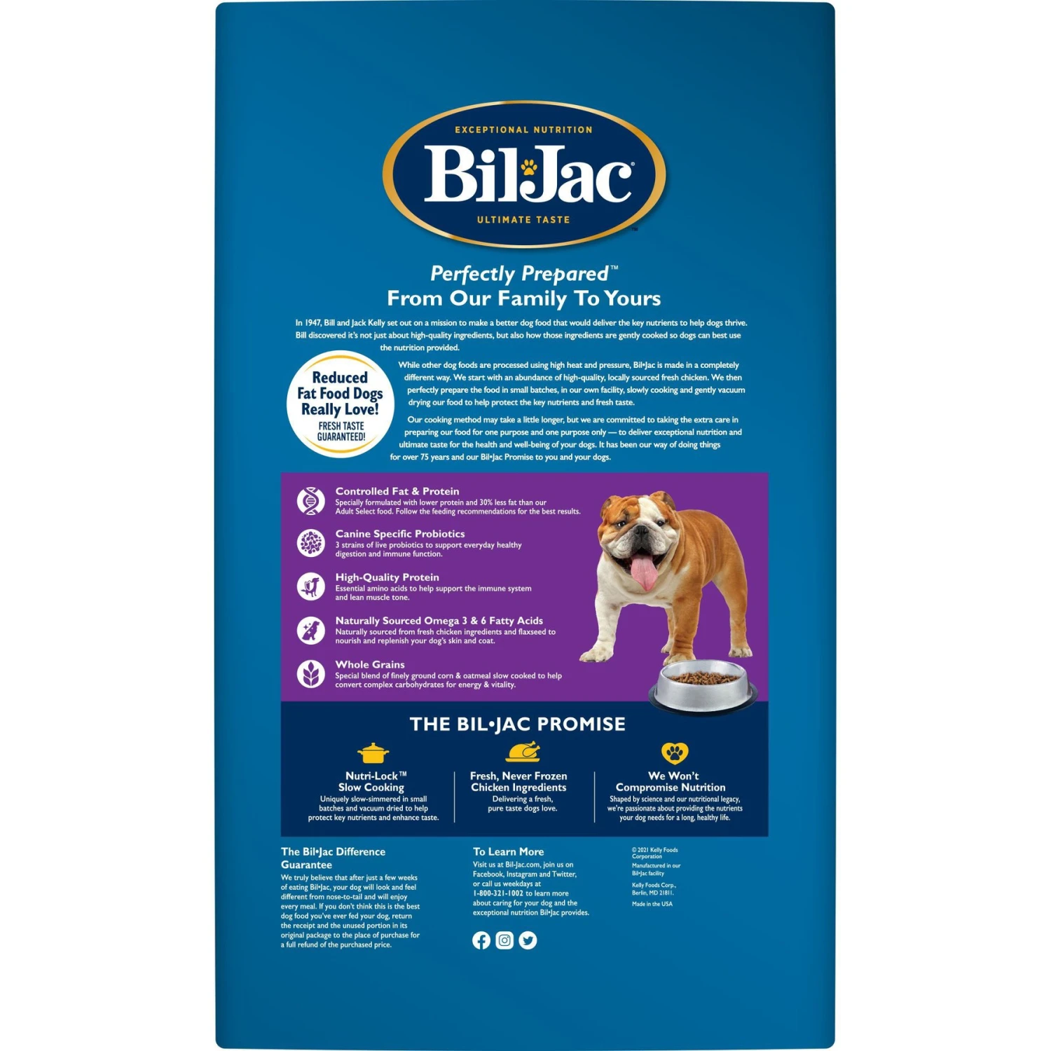Bil-Jac Reduced Fat Chicken Recipe Dry Dog Food 5 Bil-Jac Reduced Fat Chicken Recipe Dry Dog Food - Image 3