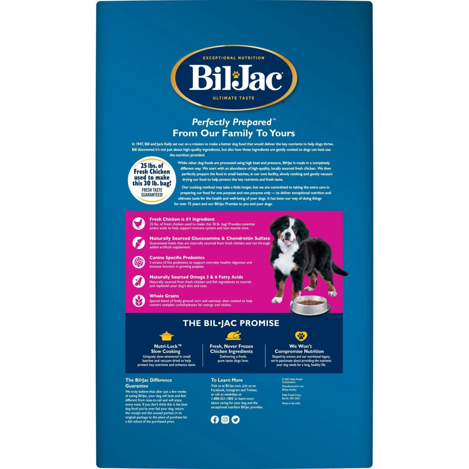 Bil-Jac Large Breed Puppy Chicken Recipe Dry Dog Food 5 Bil-Jac Large Breed Puppy Chicken Recipe Dry Dog Food - Image 3