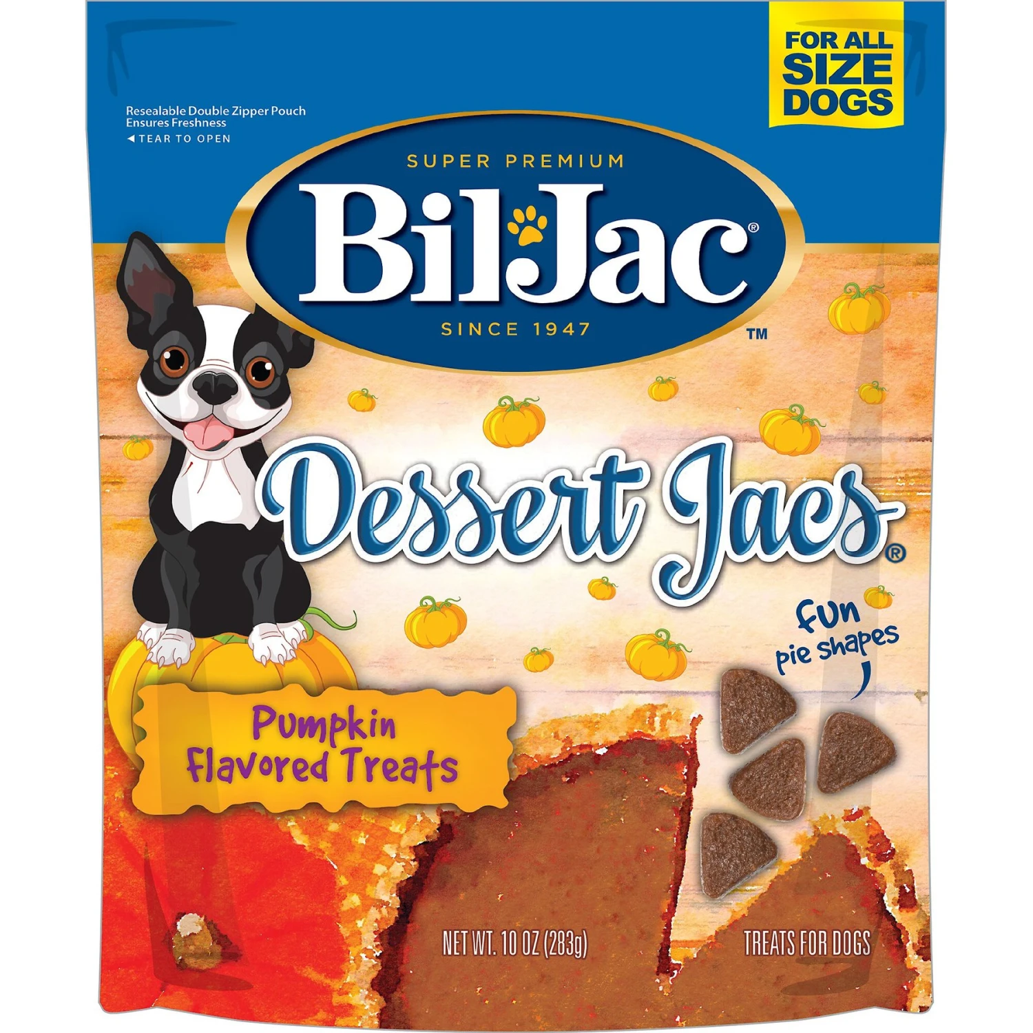 Bil-Jac Dessert Jacs Pumpkin Flavored Dog Treats 3 Bil-Jac Dessert Jacs Pumpkin Flavored Dog Treats