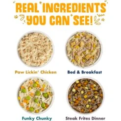 Weruva Baron's Batch Variety Pack Grain-Free Canned Dog Food 13 Weruva Baron's Batch Variety Pack Grain-Free Canned Dog Food -Snuggle Paws 142325 PT2. AC SS1800 V1696009397