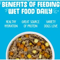 Weruva Chicken-Free Just 4 Me Variety Pack Grain-Free Canned Dog Food -Snuggle Paws 142329 PT4. AC SS1800 V1696010503