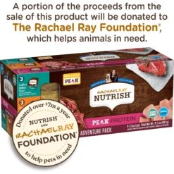 Rachael Ray Nutrish PEAK Grain-Free Adventure Variety Pack Wet Dog Food 12 Rachael Ray Nutrish PEAK Grain-Free Adventure Variety Pack Wet Dog Food -Snuggle Paws 142427 PT2. AC SS1800 V1547154418