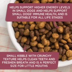 Rachael Ray Nutrish Little Bites Small Breed Real Chicken & Veggies Recipe Dry Dog Food -Snuggle Paws 142436 PT4. AC SS1800 V1657655543