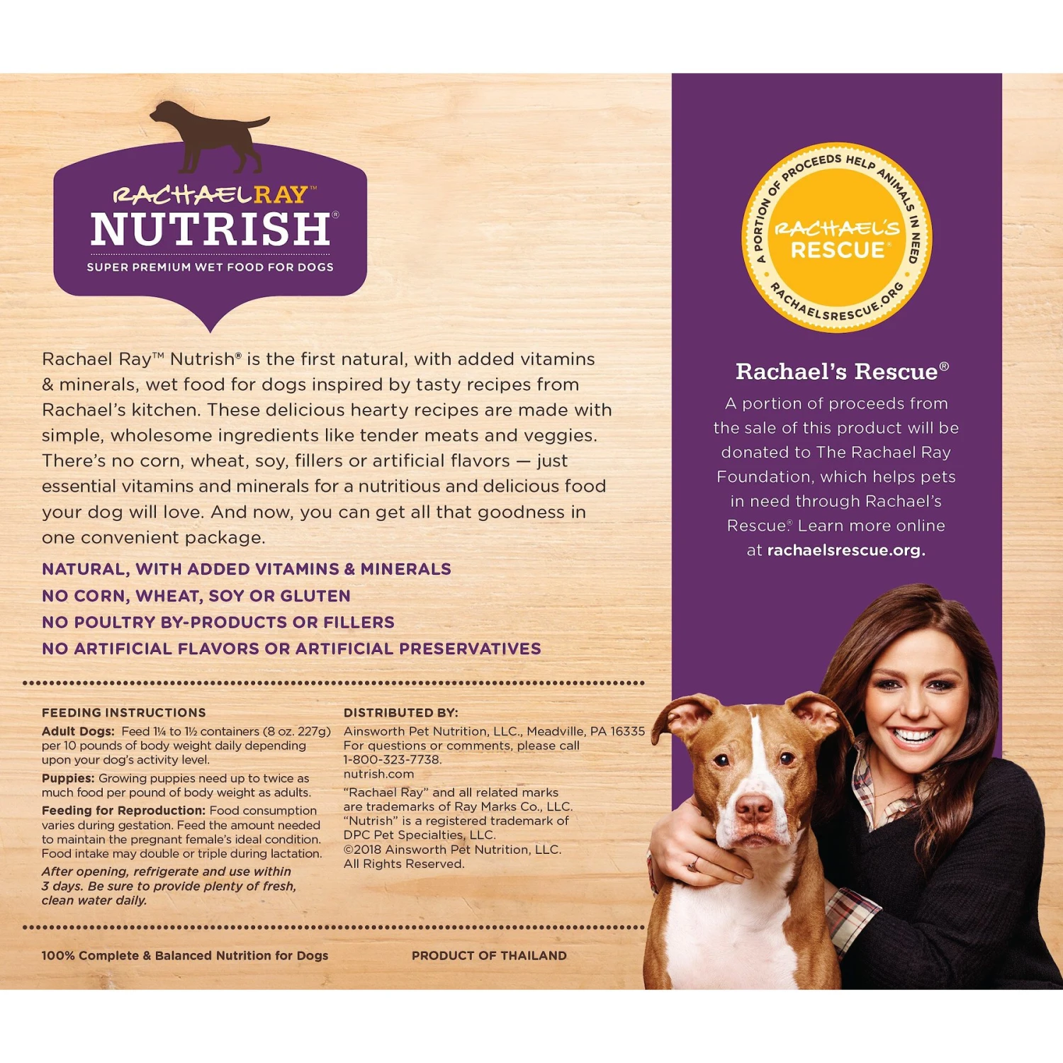 Rachael Ray Nutrish Natural Hearty Recipes Variety Pack Wet Dog Food 4 Rachael Ray Nutrish Natural Hearty Recipes Variety Pack Wet Dog Food - Image 2
