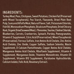 Supreme Source Grain-Free Turkey Meal & Sweet Potato Recipe Dry Dog Food -Snuggle Paws 145168 PT3. AC SS1800 V1686074097