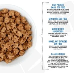 Tiki Dog Born Carnivore Savory Duck, Peas & Lentils, Baked Dry Dog Food -Snuggle Paws 145222 PT4. AC SS1800 V1701796310