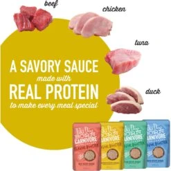 Tiki Dog Born Carnivore Flavor Booster Bisque Variety Pack Non-GMO Wet Dog Food Topper, 1.5-oz Pouch, Case Of 12 -Snuggle Paws 145229 PT5. AC SS1800 V1701796276