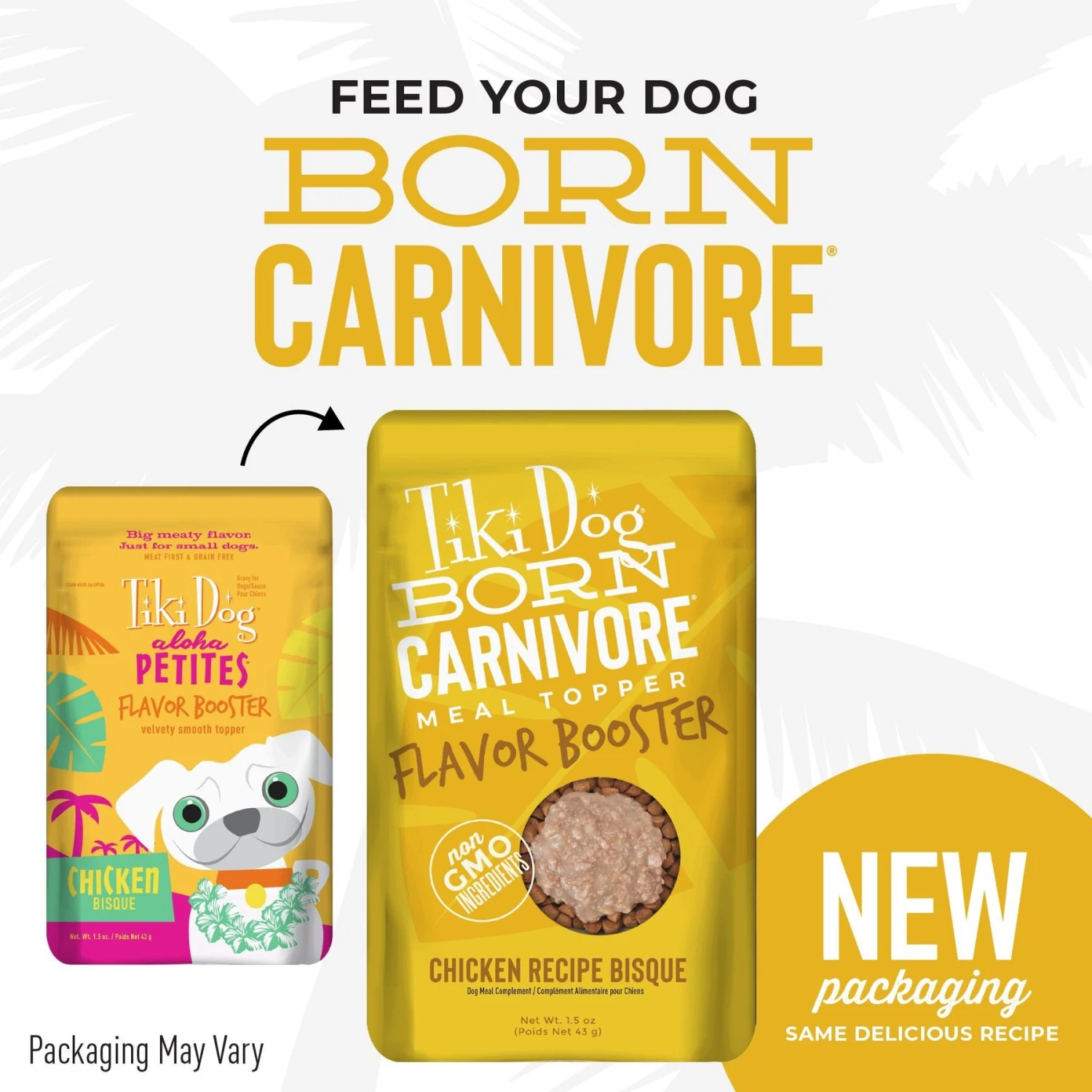 Tiki Dog Born Carnivore Flavor Booster Chicken Bisque Non-GMO Wet Dog Food Topper 4 Tiki Dog Born Carnivore Flavor Booster Chicken Bisque Non-GMO Wet Dog Food Topper - Image 2