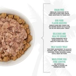Tiki Dog Born Carnivore Flavor Booster Tuna Bisque Non-GMO Wet Dog Food Topper -Snuggle Paws 145234 PT4. AC SS1800 V1701796196