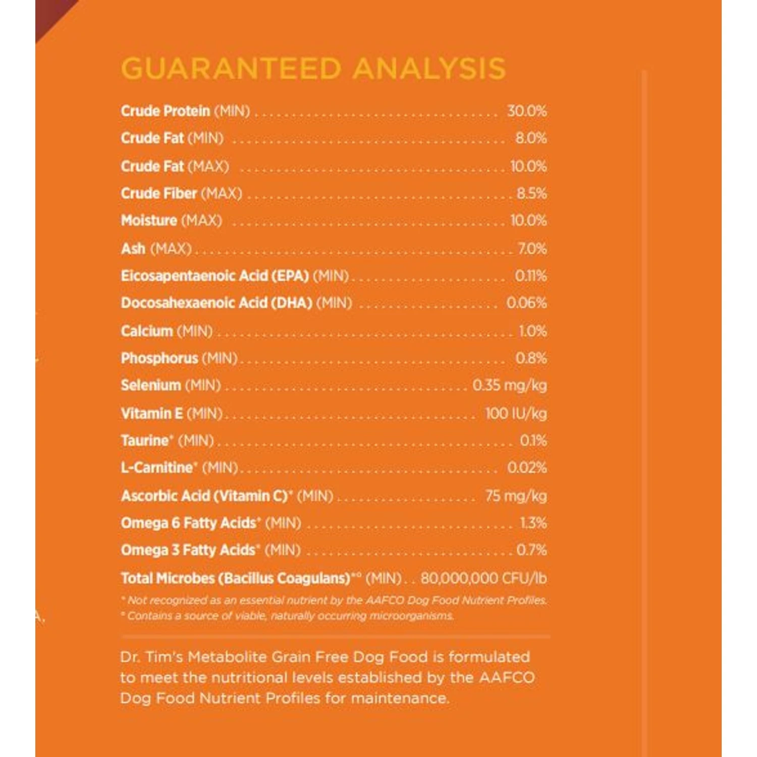 Dr. Tim's Weight Management Metabolite Formula Grain-Free Dry Dog Food 5 Dr. Tim's Weight Management Metabolite Formula Grain-Free Dry Dog Food - Image 3