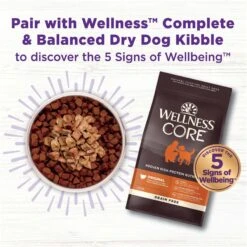 Wellness CORE Bowl Boosters Bare Turkey Freeze-Dried Dog Food Mixer Or Topper -Snuggle Paws 145472 PT4. AC SS1800 V1703709317
