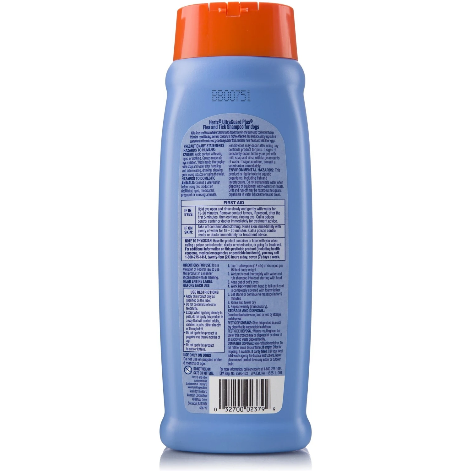 Hartz UltraGuard Plus Flea & Tick Dog Shampoo With Aloe 4 Hartz UltraGuard Plus Flea & Tick Dog Shampoo With Aloe - Image 2