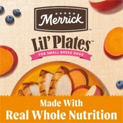Merrick Lil' Plates Grain-Free Small Breed Dry Dog Food Real Chicken + Sweet Potato Recipe -Snuggle Paws 145885 PT4. AC SS1800 V1673561619