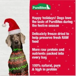 PureBites Holiday Turkey & Sweet Potato Freeze-Dried Dog Treats, 2.5-oz Bag -Snuggle Paws 145891 PT4. AC SS1800 V1694718650