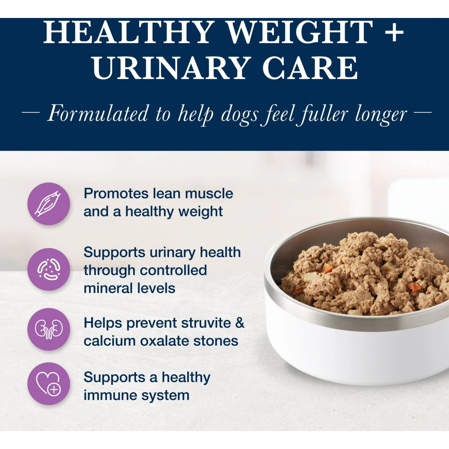 Blue Buffalo Natural Veterinary Diet W+U Weight Management + Urinary Care Chicken Wet Dog Food 5 Blue Buffalo Natural Veterinary Diet W+U Weight Management + Urinary Care Chicken Wet Dog Food - Image 3