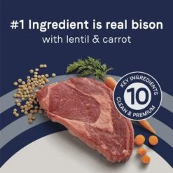 CANIDAE Grain-Free PURE Limited Ingredient Bison, Lentil & Carrot Recipe Dry Dog Food 13 CANIDAE Grain-Free PURE Limited Ingredient Bison, Lentil & Carrot Recipe Dry Dog Food -Snuggle Paws 148596 PT3. AC SS1800 V1643677902