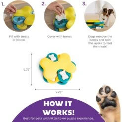 Nina Ottosson By Outward Hound Tornado Puzzle Game Dog Toy -Snuggle Paws 148597 PT2. AC SS1800 V1694286652