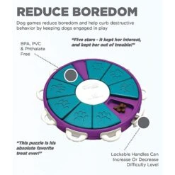 Nina Ottosson By Outward Hound Twister Puzzle Game Dog Toy -Snuggle Paws 148598 PT2. AC SS1800 V1636518471