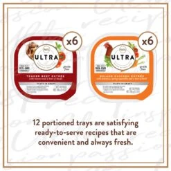 Nutro Ultra Grain-Free Filets In Gravy Bistro Mix Variety Pack Adult Wet Dog Food Trays -Snuggle Paws 148902 PT3. AC SS1800 V1702666704