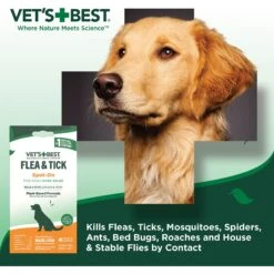 Vet's Best Flea & Tick Spot Treatment For Dogs, Over 40 Lbs 11 Vet's Best Flea & Tick Spot Treatment For Dogs, Over 40 Lbs -Snuggle Paws 150173 PT4. AC SS1800 V1532987824
