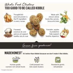 The Honest Kitchen Grain-Free Turkey Whole Food Clusters Dry Dog Food -Snuggle Paws 150281 PT5. AC SS1800 V1649737594